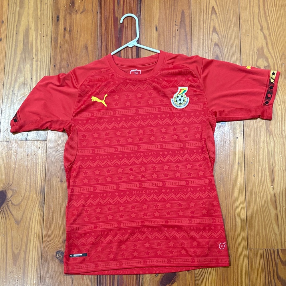 Puma Red Ghana Football Jersey